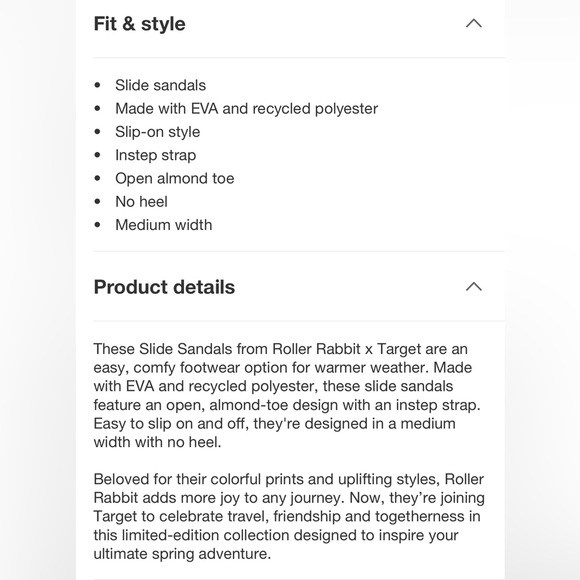 NWT Roller Rabbit x Target Adult Seahorse Multi Stripe Pink Slide Sandals- 9/10 - Picture 3 of 3